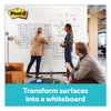 Dry Erase Surface With Adhesive Backing, 96" X 48", White Dry Erase Surface With Adhesive Backing, 96" X 48", White