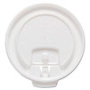 Lift Back And Lock Tab Cup Lids For Foam Cups, Fits 10 Oz Trophy Cups, White, 2,000/carton