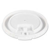 Lift Back And Lock Tab Cup Lids For Foam Cups, Fits 10 Oz Trophy Cups, White, 2,000/carton