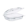 Staylock Clear Hinged Lid Containers, 6 X 7 X 2.1, Clear, 125/packs, 2 Packs/carton Staylock Clear Hinged Lid Containers, 6 X 7 X 2.1, Clear, 125/packs, 2 Packs/carton