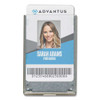 Rigid Two-badge Rfid Blocking Smart Card Holder, Horizontal/vertical, Clear 3.68" X 2.38" Holder, 3.38" X 2.13" Insert, 20/pk Rigid Two-badge Rfid Blocking Smart Card Holder, Horizontal/vertical, Clear 3.68" X 2.38" Holder, 3.38" X 2.13" Insert, 20/pk