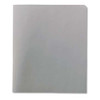 Two-pocket Folder, Textured Paper, 100-sheet Capacity, 11 X 8.5, White, 25/box
