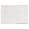 Ruled Planning Board, 72 X 48, White/silver