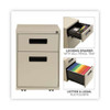 File Pedestal, Left Or Right, 2-drawers: Box/file, Legal/letter, Putty, 14.96" X 19.29" X 21.65" File Pedestal, Left Or Right, 2-drawers: Box/file, Legal/letter, Putty, 14.96" X 19.29" X 21.65"