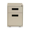 File Pedestal, Left Or Right, 2-drawers: Box/file, Legal/letter, Putty, 14.96" X 19.29" X 21.65" File Pedestal, Left Or Right, 2-drawers: Box/file, Legal/letter, Putty, 14.96" X 19.29" X 21.65"