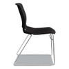 Motivate High-density Stacking Chair, Supports Up To 300 Lb, Onyx Seat, Black Back, Chrome Base, 4/carton Motivate High-density Stacking Chair, Supports Up To 300 Lb, Onyx Seat, Black Back, Chrome Base, 4/carton