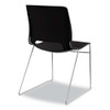 Motivate High-density Stacking Chair, Supports Up To 300 Lb, Onyx Seat, Black Back, Chrome Base, 4/carton Motivate High-density Stacking Chair, Supports Up To 300 Lb, Onyx Seat, Black Back, Chrome Base, 4/carton