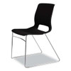 Motivate High-density Stacking Chair, Supports Up To 300 Lb, Onyx Seat, Black Back, Chrome Base, 4/carton Motivate High-density Stacking Chair, Supports Up To 300 Lb, Onyx Seat, Black Back, Chrome Base, 4/carton