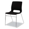 Motivate High-density Stacking Chair, Supports Up To 300 Lb, Onyx Seat, Black Back, Chrome Base, 4/carton Motivate High-density Stacking Chair, Supports Up To 300 Lb, Onyx Seat, Black Back, Chrome Base, 4/carton