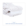 Mop Head, Pro Loop Web/tailband, Premium Standard Head, Cotton, 32-oz., White