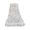 Mop Head, Pro Loop Web/tailband, Premium Standard Head, Cotton, 32-oz., White