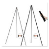 Instant Easel, 61 1/2", Black, Steel, Lightweight Instant Easel, 61 1/2", Black, Steel, Lightweight