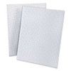 Quadrille Pads, Quadrille Rule (4 Sq/in), 50 White (heavyweight 20 Lb) 8.5 X 11 Sheets