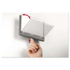 Click Sign Holder For Interior Walls, 6 3/4 X 5/8 X 5 1/8, Gray