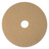 Burnishing Floor Pads, 20" Diameter, Tan, 5/carton Burnishing Floor Pads, 20" Diameter, Tan, 5/carton