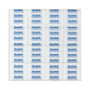 Removable Clear Mounting Squares, Holds Up To 0.33 Lbs, 0.69 X 0.69, Clear, 35/pack