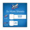 1000 Bathroom Tissue, Septic Safe, 1-ply, White, 1000 Sheet/roll, 20/pack