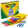 Ultra-clean Washable Markers, Fine Bullet Tip, Assorted Colors, 40/set
