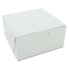Non-window Bakery Boxes, 6 X 6 X 3, White, 250/carton Non-window Bakery Boxes, 6 X 6 X 3, White, 250/carton