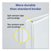 Durable View Binder With Durahinge And Ezd Rings, 3 Rings, 1" Capacity, 11 X 8.5, White, (9301) Durable View Binder With Durahinge And Ezd Rings, 3 Rings, 1" Capacity, 11 X 8.5, White, (9301)