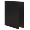 Accohide Poly Round Ring Binder, 3 Rings, 1" Capacity, 11 X 8.5, Black