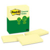 Original Recycled Note Pad Cabinet Pack, 3" X 3", Canary Yellow, 75 Sheets/pad, 24 Pads/pack Original Recycled Note Pad Cabinet Pack, 3" X 3", Canary Yellow, 75 Sheets/pad, 24 Pads/pack