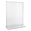 Clear 2-sided T-style Freestanding Frame, 8 1/2 X 11, 2/pack Clear 2-sided T-style Freestanding Frame, 8 1/2 X 11, 2/pack