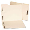 Deluxe Reinforced Top Tab Fastener Folders, 2 Fasteners, Legal Size, Green Exterior, 50/box