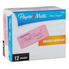 Pink Pearl Eraser, For Pencil Marks, Rectangular Block, Large, Pink, 12/box