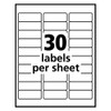 Repositionable Address Labels W/surefeed, Inkjet/laser, 1 X 2 5/8, White, 750/bx Repositionable Address Labels W/surefeed, Inkjet/laser, 1 X 2 5/8, White, 750/bx