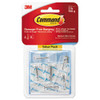 Clear Hooks And Strips, Plastic, Mini, 6 Hooks And 8 Strips/pack Clear Hooks And Strips, Plastic, Mini, 6 Hooks And 8 Strips/pack
