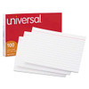Ruled Index Cards, 3 X 5, White, 100/pack Ruled Index Cards, 3 X 5, White, 100/pack