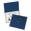 Certificate Holder, 11 1/4 X 8 3/4, Dark Blue, 5/pack Certificate Holder, 11 1/4 X 8 3/4, Dark Blue, 5/pack