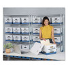 R-kive Heavy-duty Storage Boxes With Dividers, Letter/legal Files, 12.75" X 16.5" X 10.38", White/blue, 12/carton R-kive Heavy-duty Storage Boxes With Dividers, Letter/legal Files, 12.75" X 16.5" X 10.38", White/blue, 12/carton