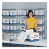 R-kive Heavy-duty Storage Boxes With Dividers, Letter/legal Files, 12.75" X 16.5" X 10.38", White/blue, 12/carton R-kive Heavy-duty Storage Boxes With Dividers, Letter/legal Files, 12.75" X 16.5" X 10.38", White/blue, 12/carton