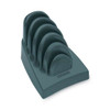 Insight Priority Puck Five-slot Desktop Copyholder, Plastic, Blue Insight Priority Puck Five-slot Desktop Copyholder, Plastic, Blue