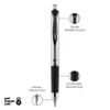 207 Impact Gel Pen, Retractable, Bold 1 Mm, Blue Ink, Black/blue Barrel 207 Impact Gel Pen, Retractable, Bold 1 Mm, Blue Ink, Black/blue Barrel