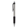 207 Impact Gel Pen, Retractable, Bold 1 Mm, Blue Ink, Black/blue Barrel 207 Impact Gel Pen, Retractable, Bold 1 Mm, Blue Ink, Black/blue Barrel