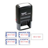 Printy Economy 5-in-1 Date Stamp, Self-inking, 1" X 1.63", Blue/red Printy Economy 5-in-1 Date Stamp, Self-inking, 1" X 1.63", Blue/red