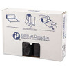 High-density Interleaved Commercial Can Liners, 45 Gal, 12 Microns, 40" X 48", Black, 250/carton High-density Interleaved Commercial Can Liners, 45 Gal, 12 Microns, 40" X 48", Black, 250/carton