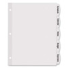 Big Tab Printable White Label Tab Dividers, 8-tab, Letter, 20 Per Pack