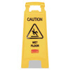 Caution Wet Floor Sign, 11 X 12 X 25, Bright Yellow Caution Wet Floor Sign, 11 X 12 X 25, Bright Yellow