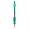 G2 Premium Gel Pen, Retractable, Extra-fine 0.5 Mm, Green Ink, Smoke Barrel, Dozen