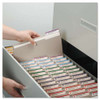 Colored File Folders, 1/3-cut Tabs: Assorted, Letter Size, 0.75" Expansion, Gray, 100/box
