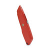 Interlock Safety Utility Knife W/self-retracting Round Point Blade, Red Orange