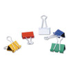 Binder Clips In Dispenser Tub, Mini, Black/silver, 60/pack Binder Clips In Dispenser Tub, Mini, Black/silver, 60/pack