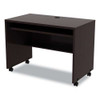 Alera Valencia Series Mobile Workstation Desk, 41.38" X 23.63" X 30", Espresso Alera Valencia Series Mobile Workstation Desk, 41.38" X 23.63" X 30", Espresso
