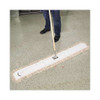 Industrial Dust Mop Head, Hygrade Cotton, 60w X 5d, White