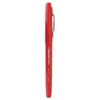 Porous Point Pen, Stick, Medium 0.7 Mm, Red Ink, Red Barrel, Dozen Porous Point Pen, Stick, Medium 0.7 Mm, Red Ink, Red Barrel, Dozen