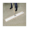 Industrial Dust Mop Head, Hygrade Cotton, 48w X 5d, White
